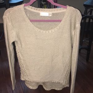 Tan/cream sweater